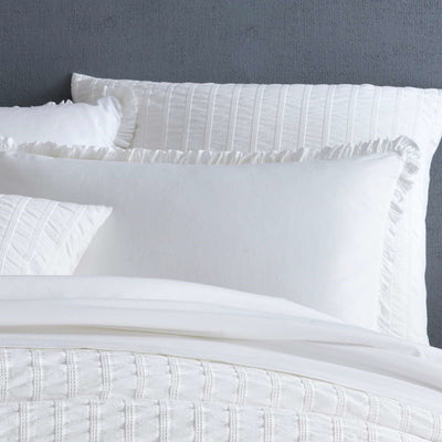 product image of classic ruffle white sham by annie selke scshe 1 510
