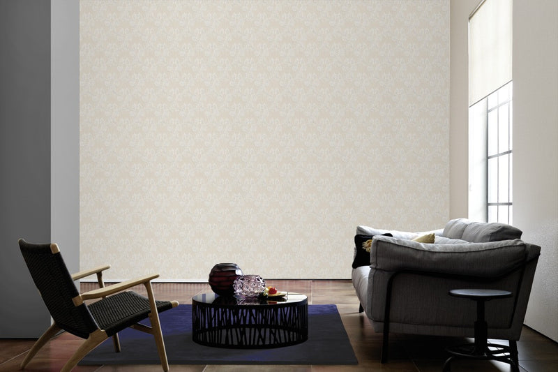 media image for Classic Baroque Wallpaper in Cream and Beige design by BD Wall 292
