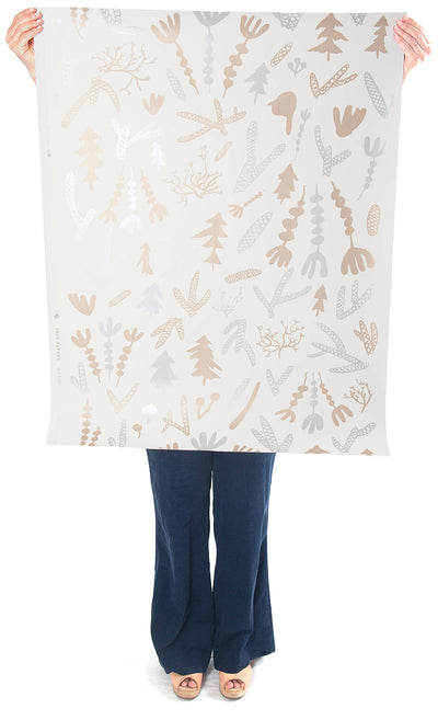 product image for Cle Elum Wallpaper in Cream, Silver, and Gold design by Thatcher Studio 75