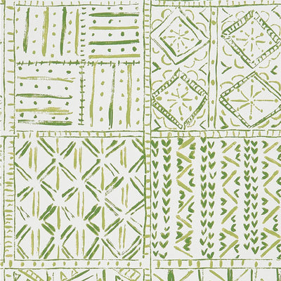 product image of sample cloisters wallpaper in green from the ashdown collection by nina campbell for osborne little 1 584