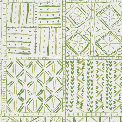 product image of Cloisters Wallpaper in Green from the Ashdown Collection by Nina Campbell for Osborne & Little 530