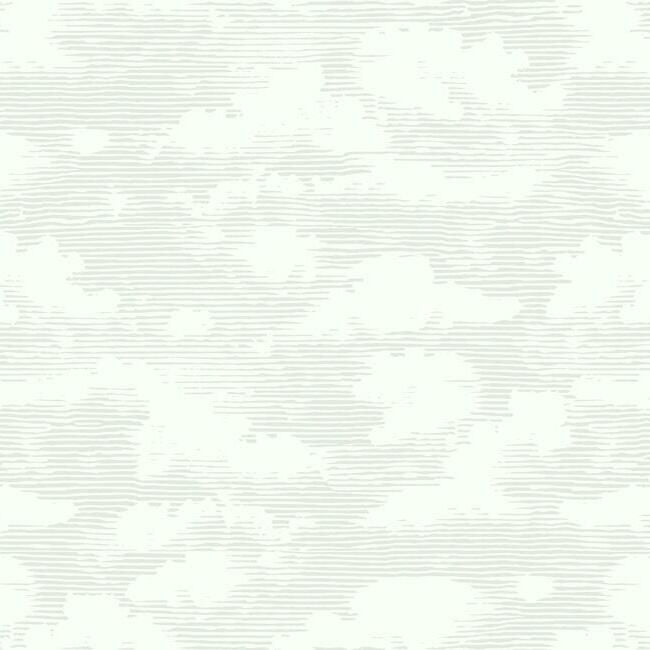 media image for Cloud Cover Wallpaper in Soft Grey from the Silhouettes Collection by York Wallcoverings 291