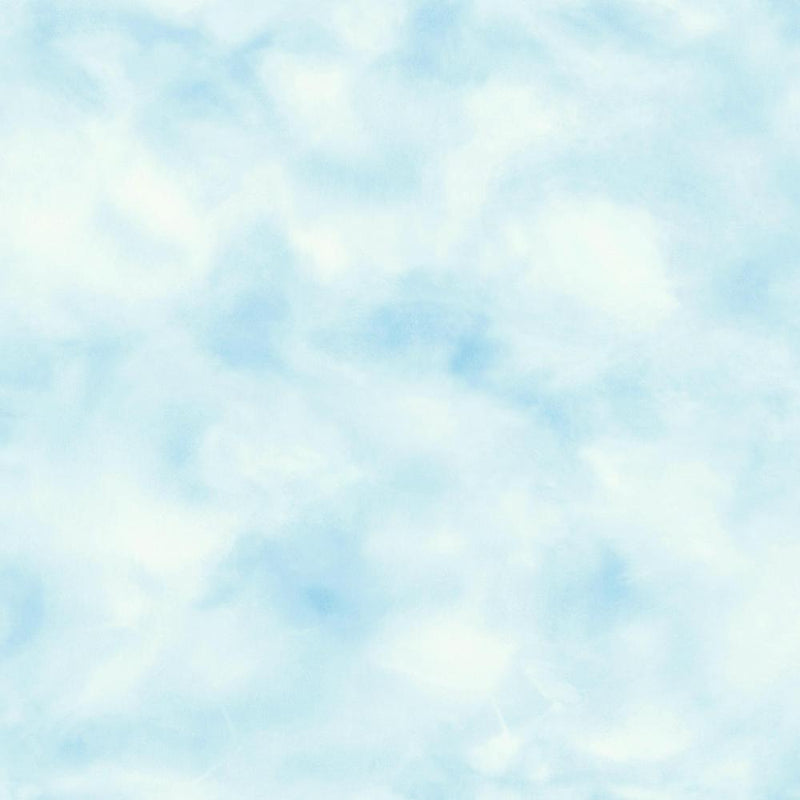 media image for sample cloud blue peel stick wallpaper in teal by roommates for york wallcoverings 1 218
