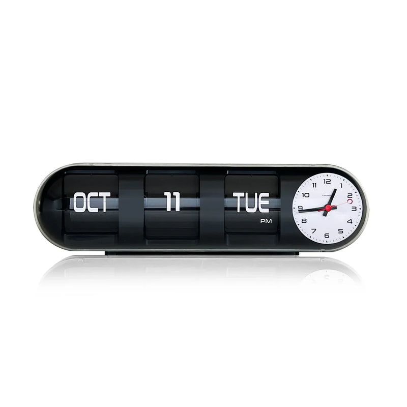media image for capsule black date time flip clock by cloudnola sku0187 2 217