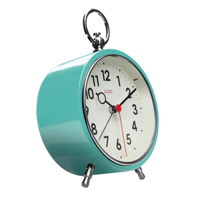 product image of factory turquoise xl wall clock by cloudnola sku0190 1 510