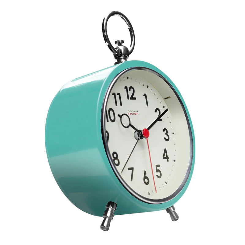 media image for factory turquoise xl wall clock by cloudnola sku0190 1 294
