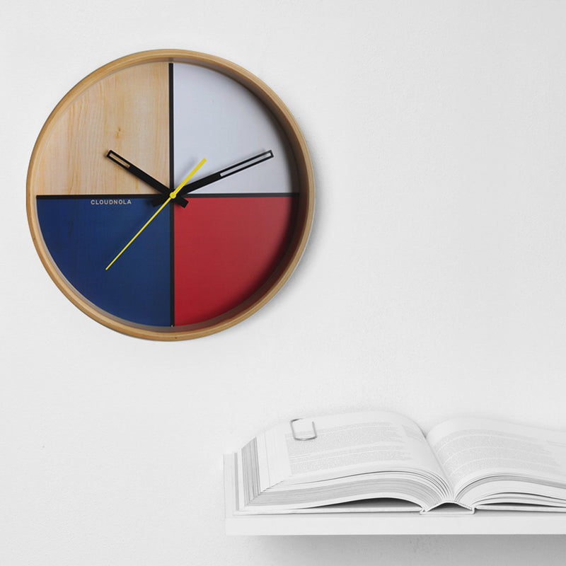 media image for Flor White Wall Clock 296