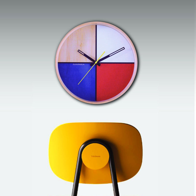 media image for Flor White Wall Clock 249