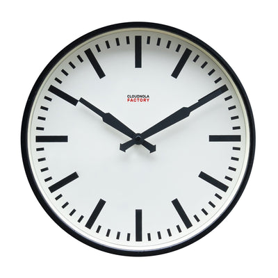 product image for Factory Black Station Clock 0