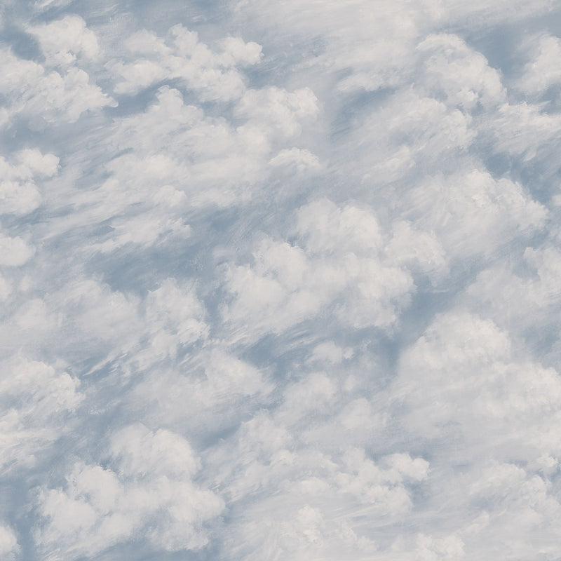 media image for Clouds Self-Adhesive Wallpaper in Sky Blue design by Tempaper 237