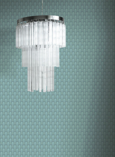 product image for Club Diamond Wallpaper in Blues from the Deco Collection by Antonina Vella for York Wallcoverings 2