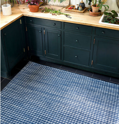 product image for coco blue indoor outdoor rug by annie selke rdb326 2512 4 95