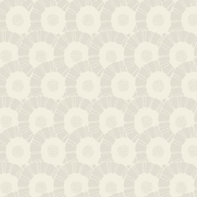 media image for Coco Bloom Wallpaper in Beige Pearlescent from the Deco Collection by Antonina Vella for York Wallcoverings 227