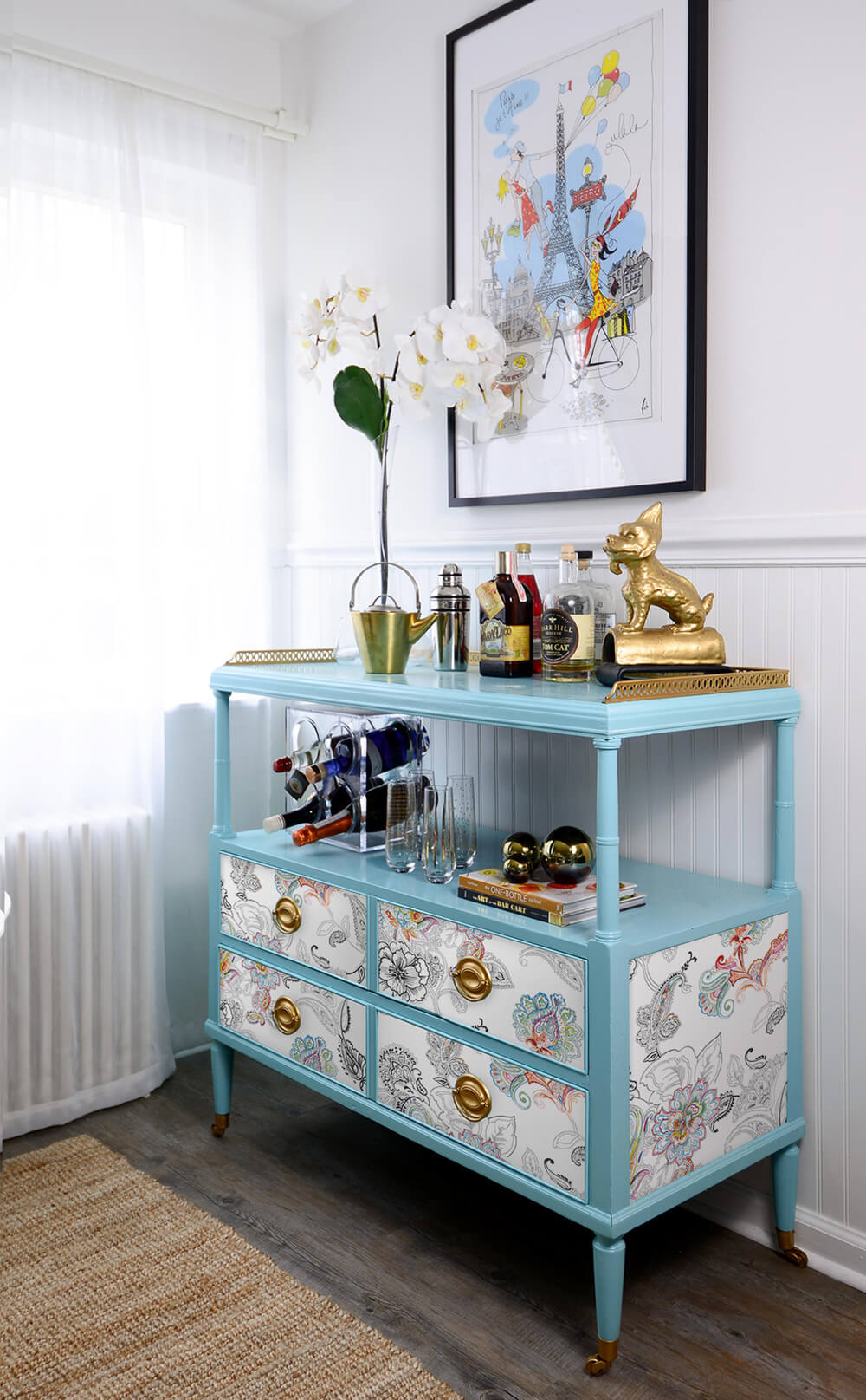 Colorful Paisley Peel-and-Stick Wallpaper in Multi