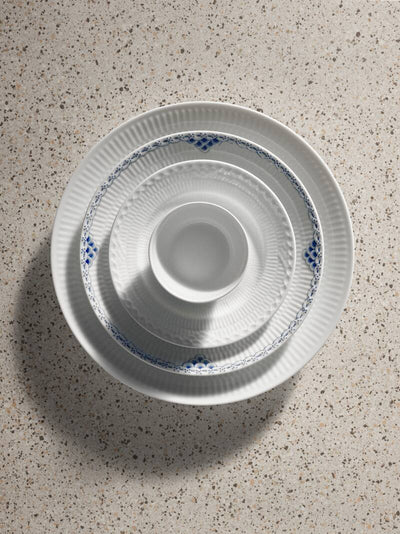 product image for white fluted serveware by new royal copenhagen 1016925 80 68