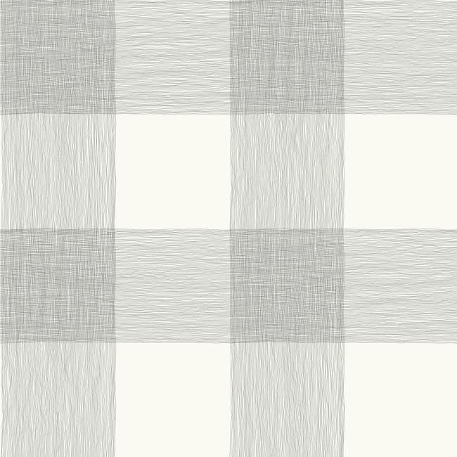 media image for Common Thread Peel & Stick Wallpaper in Cream and Black by Joanna Gaines for York Wallcoverings 293