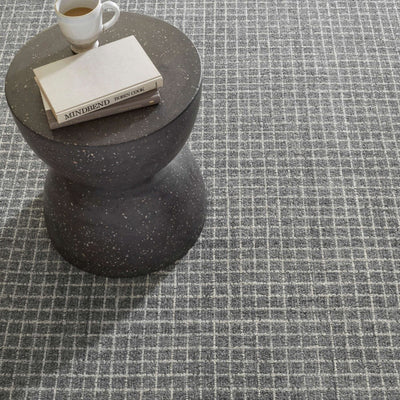 product image for Conall Grey Hand Micro Hooked Wool Rug 2 8