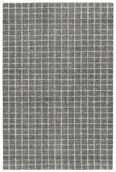 product image for Conall Grey Hand Micro Hooked Wool Rug 1 58