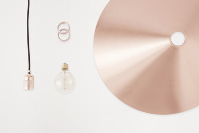 product image for Cone Copper Shade Pendant in Various Sizes 46
