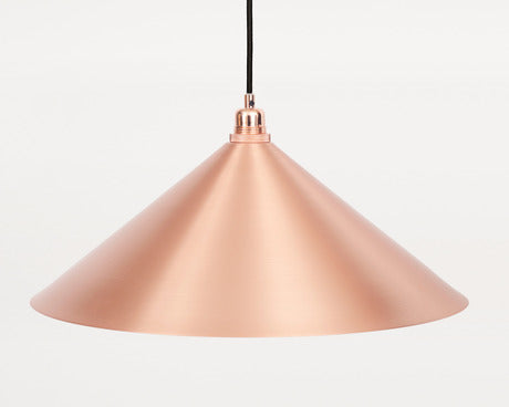 media image for Cone Copper Shade Pendant in Various Sizes 275