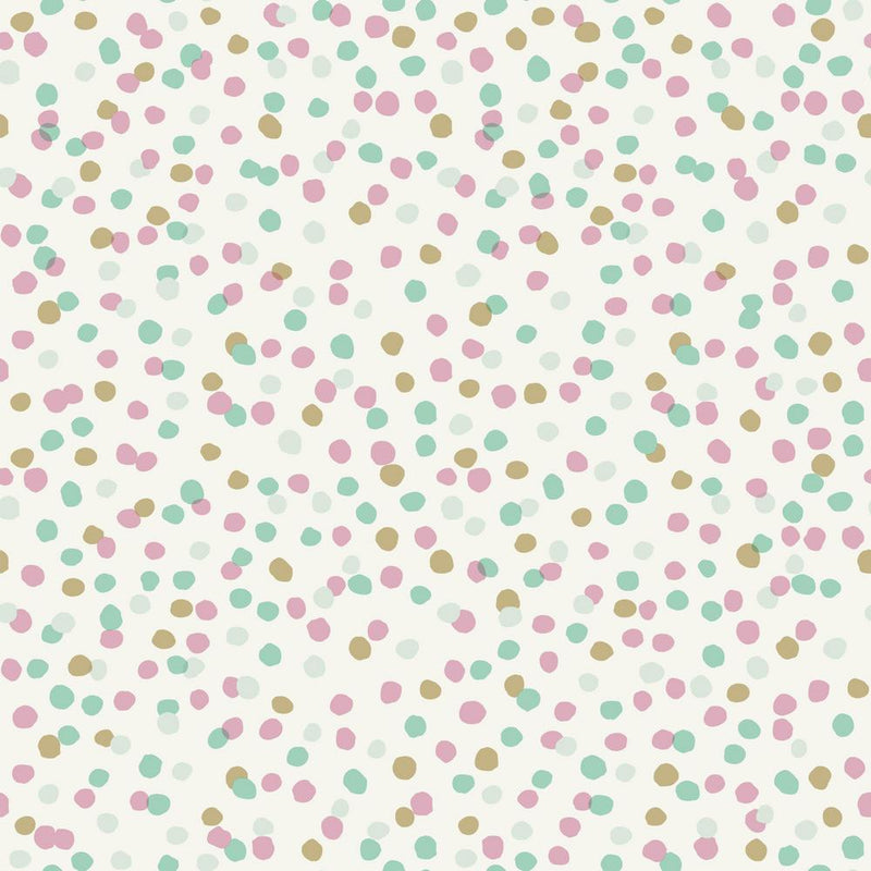 Shop Confetti Peel & Stick Wallpaper in Pink and Blue | Burke Decor