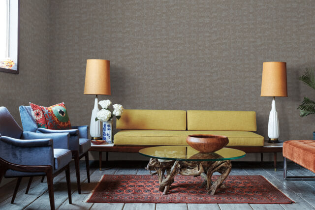 media image for Conservation Wallpaper in Graphite from the Moderne Collection by Stacy Garcia for York Wallcoverings 245
