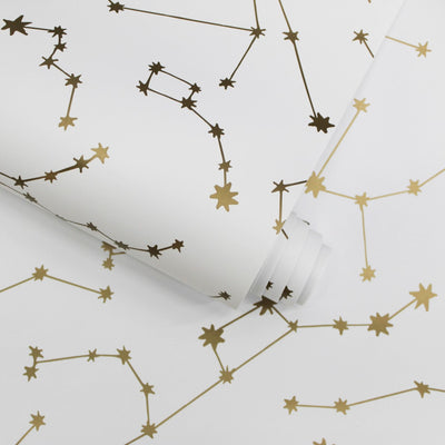 product image for Constellations Self-Adhesive Wallpaper in Frost design by Tempaper 83
