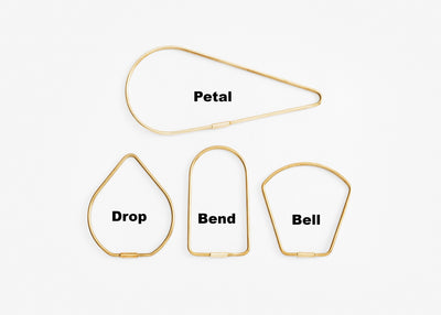 product image for Contour Key Ring in Various Shapes & Colors 94