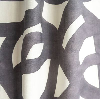 product image for Le Freak Fabric in Inky Black on White 62