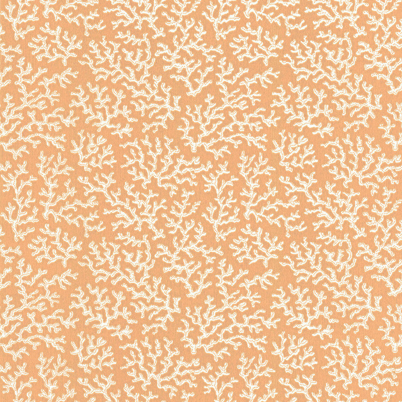 media image for Coral Wallpaper in Peach 294
