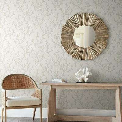 product image for Coral Island Wallpaper in White from the Water's Edge Collection by York Wallcoverings 76