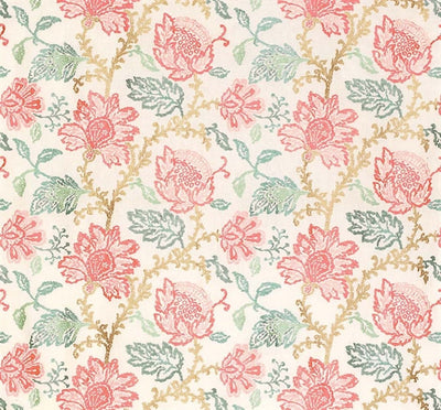 product image of Coromandel Fabric in Pink, Aqua, and Ivory by Nina Campbell for Osborne & Little 563