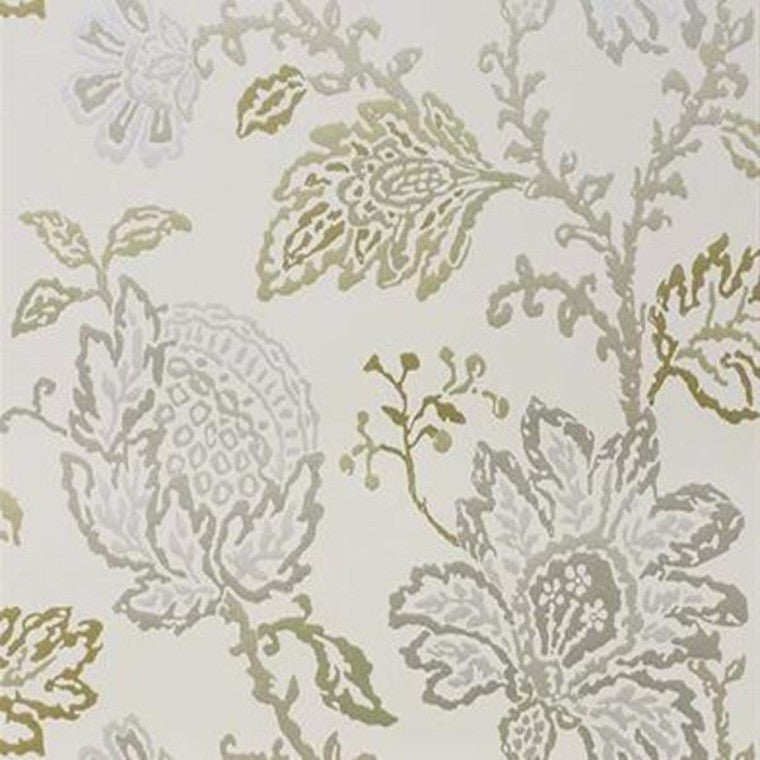 media image for Coromandel Wallpaper in Ivory, Gold, and Silver by Nina Campbell for Osborne & Little 233