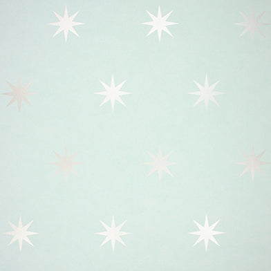 product image of sample coronata star wallpaper in aqua by osborne little 1 540
