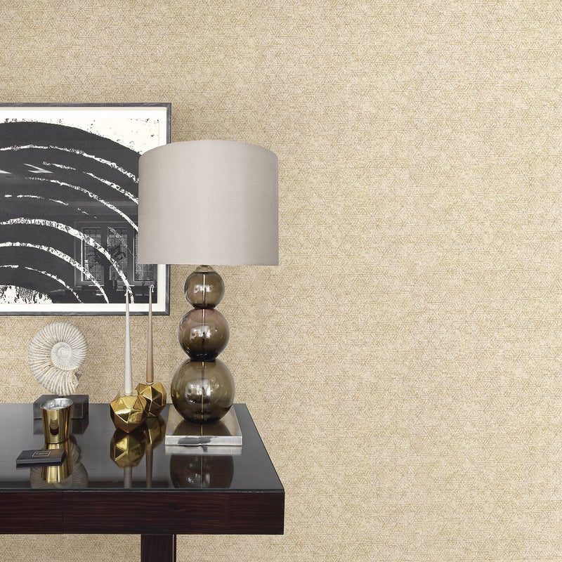 media image for Cosmic Geometric Wallpaper in Champagne from the Polished Collection by Brewster Home Fashions 285