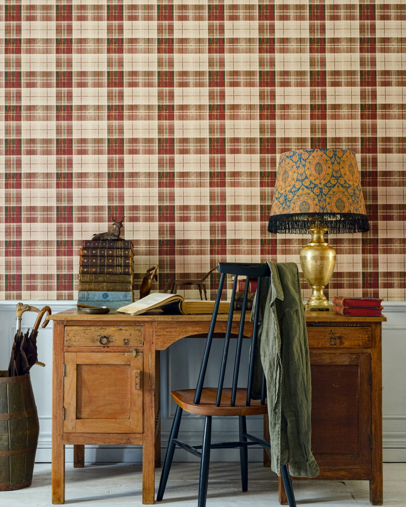 media image for Countryside Plaid Wallpaper from the Complementary Collection by Mind the Gap 299