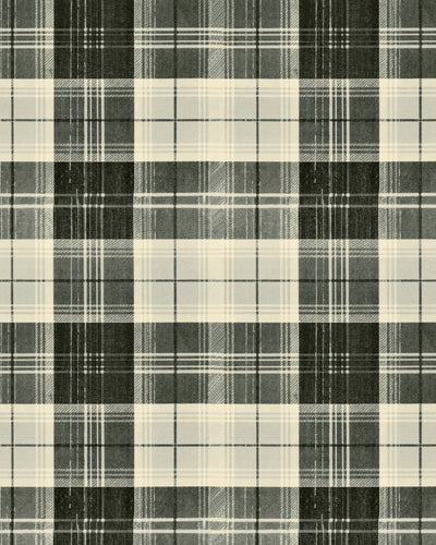 product image of sample countryside plaid wallpaper in charcoal from the complementary collection by mind the gap 1 51