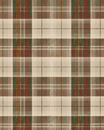 product image of sample countryside plaid wallpaper in leather from the complementary collection by mind the gap 1 571