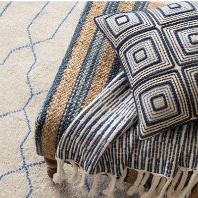 product image for cozumel navy throw by annie selke pc1905 thr 2 85