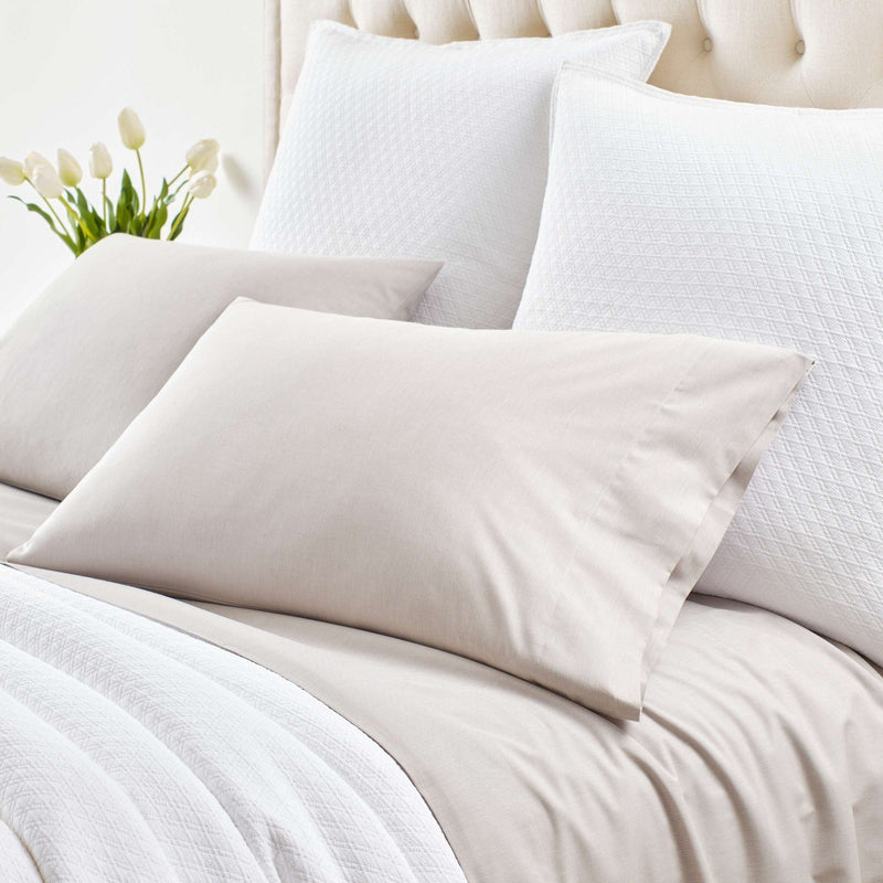 media image for Cozy Cotton Dove Grey Pillowcases 1 265