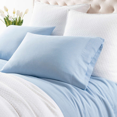product image of Cozy Cotton French Blue Pillowcases 1 556