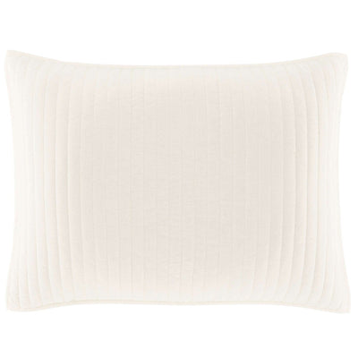 product image for Cozy Cotton Ivory Quilted Sham 2 55