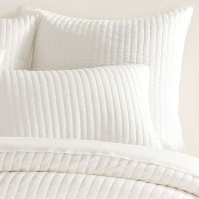 product image for Cozy Cotton Ivory Quilted Sham 1 29