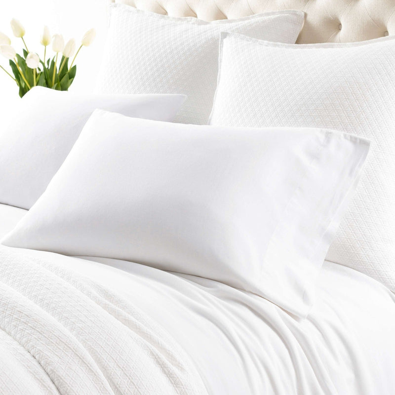 media image for Cozy Cotton White Pillowcases 1 238