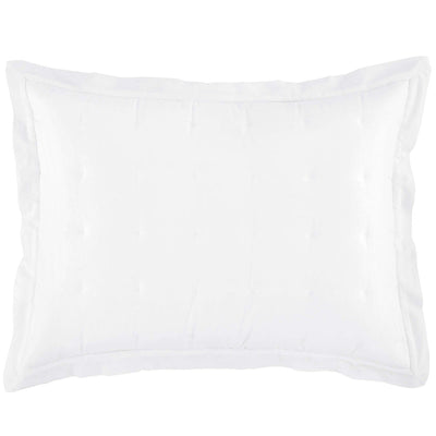 product image for Cozy Cotton White Puff Sham 2 23