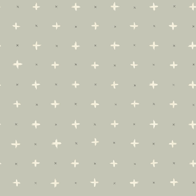 media image for Cross Stitch Wallpaper in Grey from the Magnolia Home Vol. 3 Collection by Joanna Gaines 291