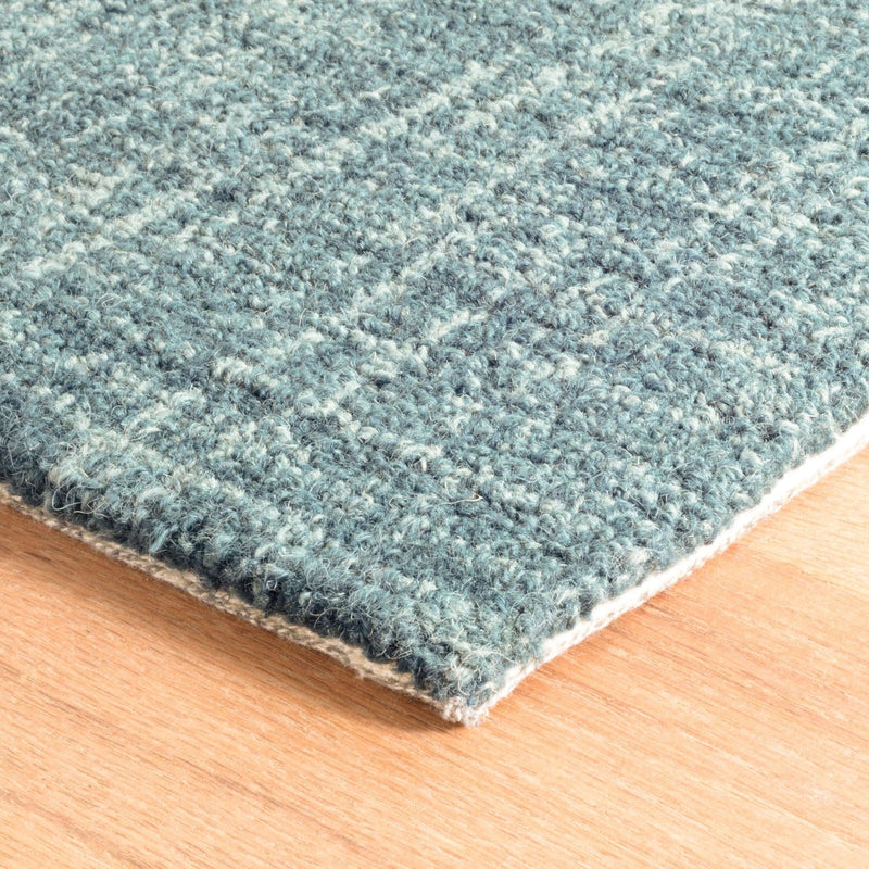 media image for crosshatch aegean micro hooked wool rug by annie selke da62 258 3 230