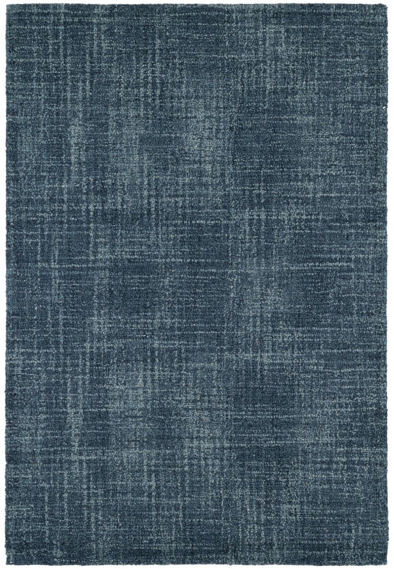 media image for crosshatch denim micro hooked wool rug by annie selke da1005 258 1 272