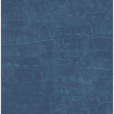 product image of sample curacao animal pattern wallpaper in deep blue from the tortuga collection by seabrook wallcoverings 1 564