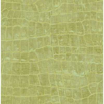 product image of sample curacao animal pattern wallpaper in green from the tortuga collection by seabrook wallcoverings 1 520